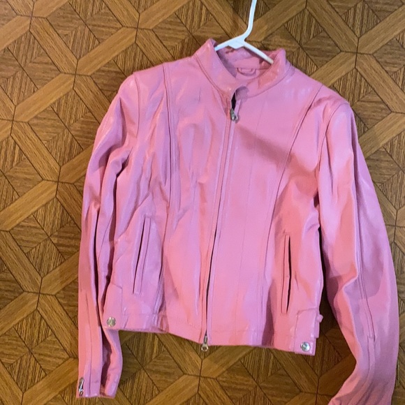 Wilson’s Leather Maxima Pink Leather Riding Jacket - Picture 2 of 10